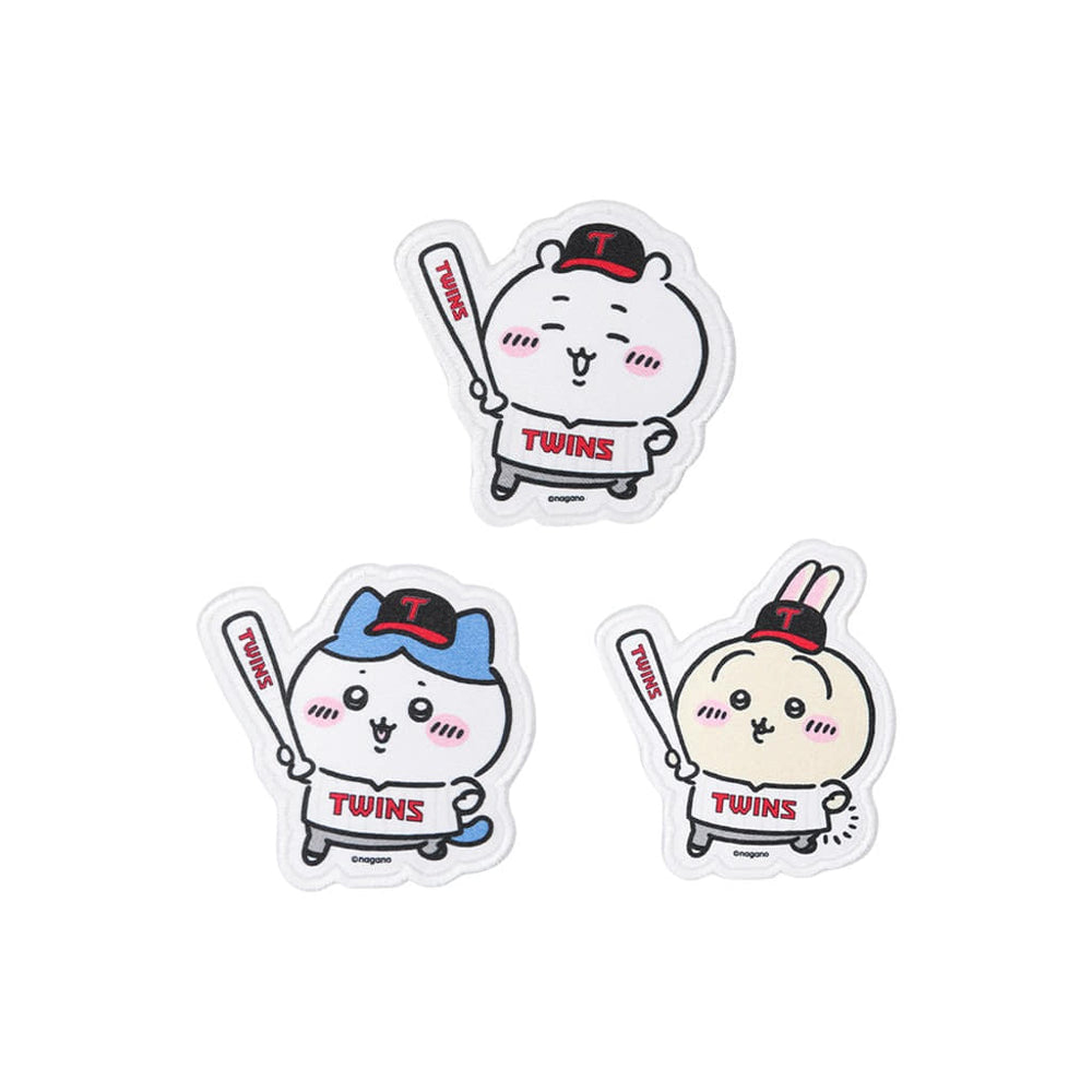 LG TWINS x CHIIKAWA聯名 棒棒應援系列 Cushion 毛巾 鎖匙扣 卡套 徽章