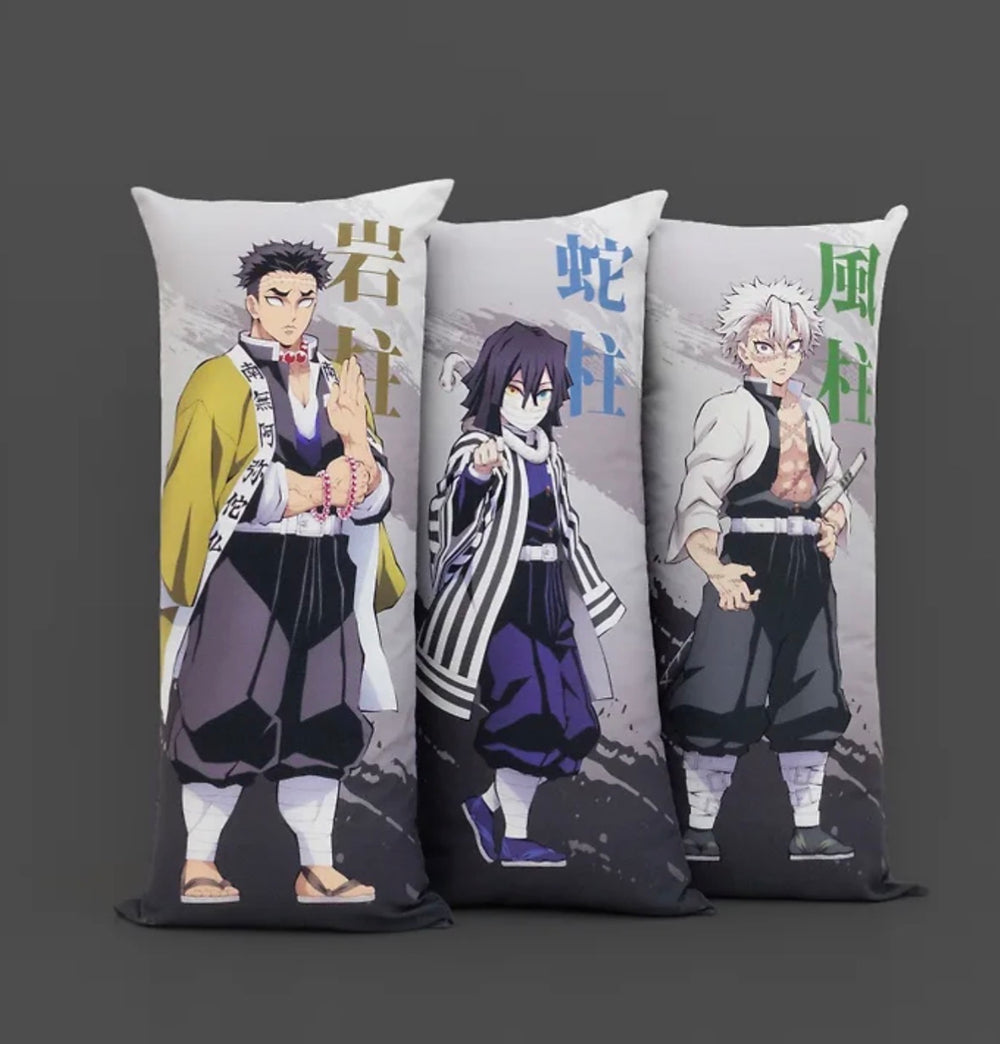 [預約]韓國限定 鬼滅之刃 長抱枕 柱 9款