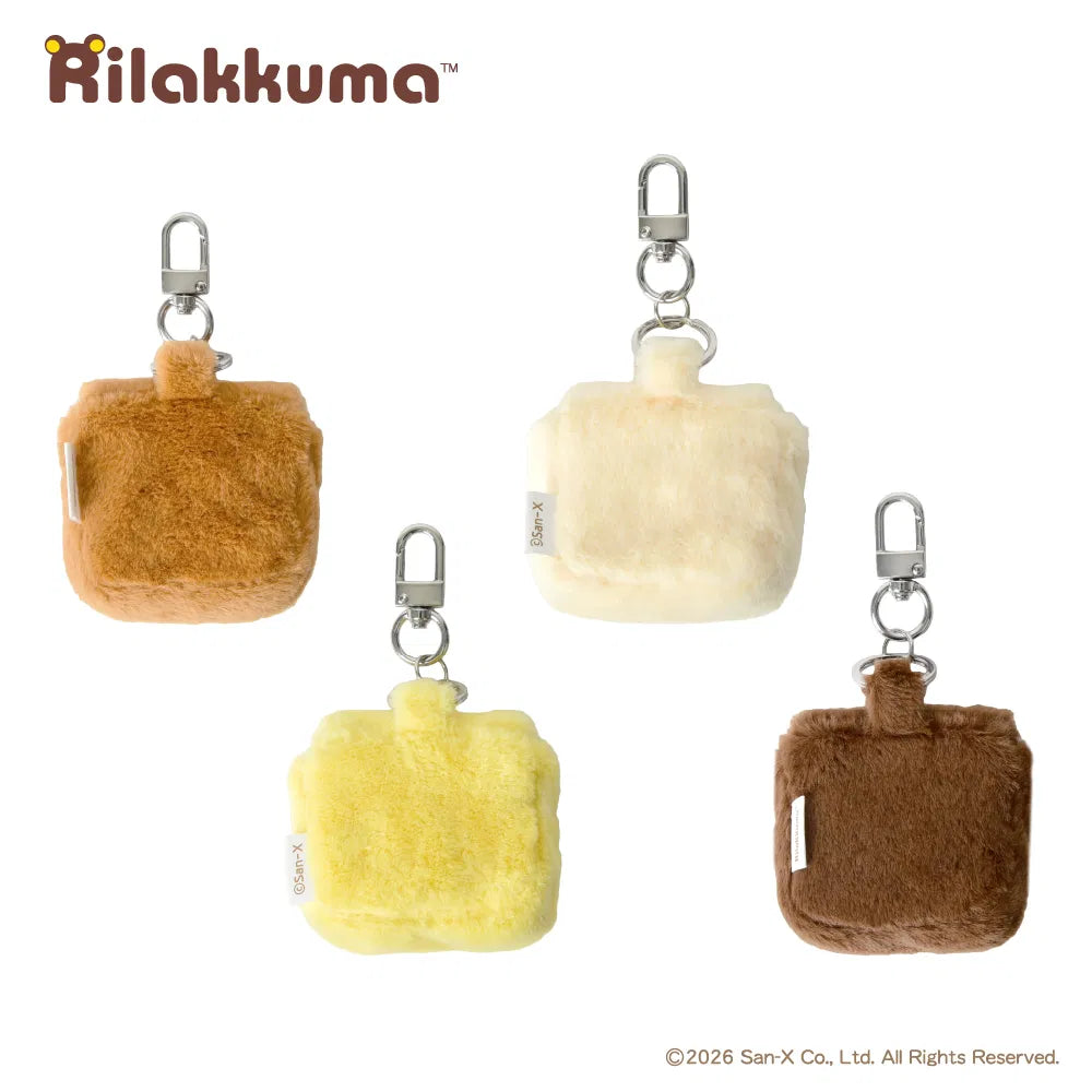 韓國限定 Rilakkuma 鬆弛熊 AirPods Case Keyring 迷你收納包鎖匙扣