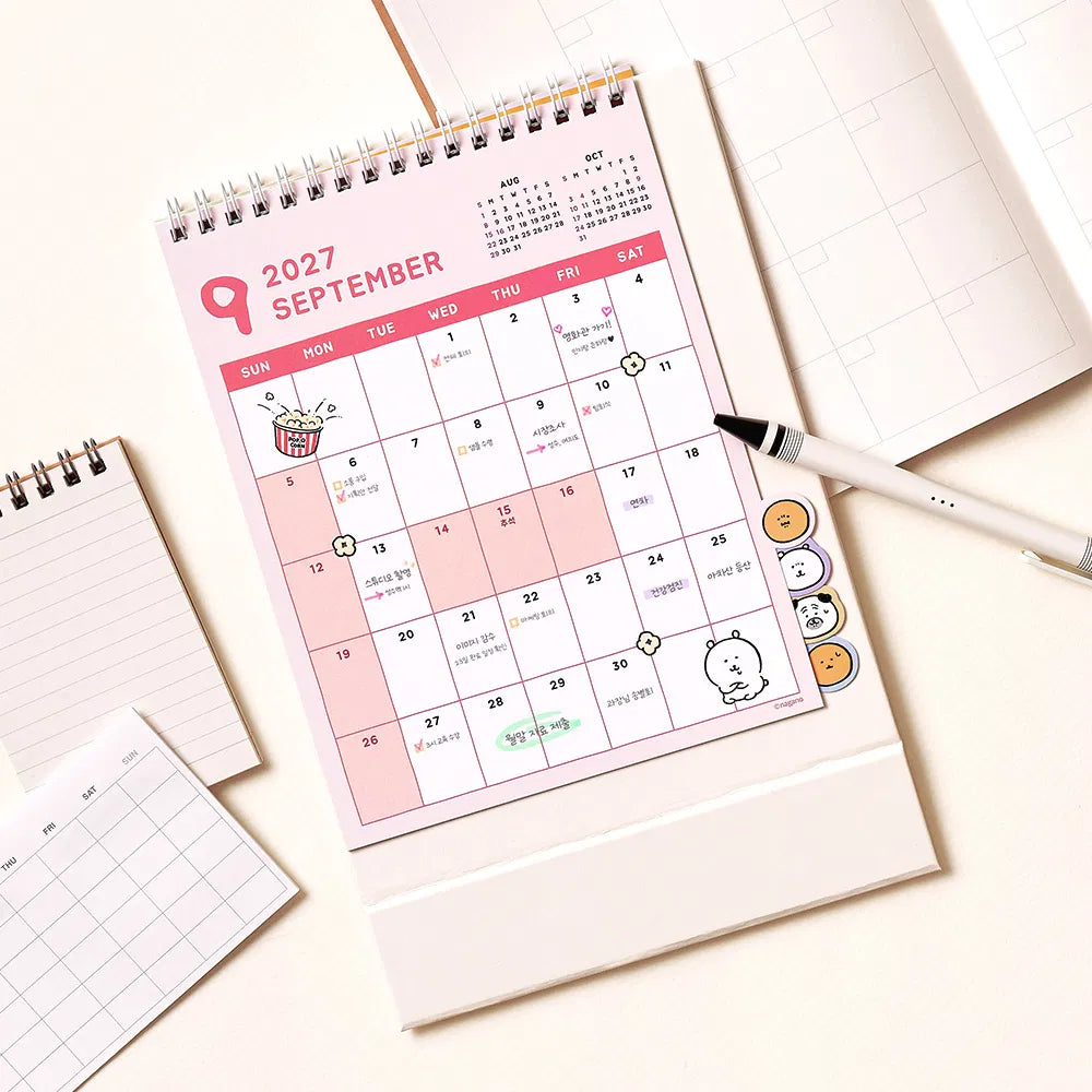 韓國限定 JOKE BEAR 2027 CALENDAR 座檯月曆