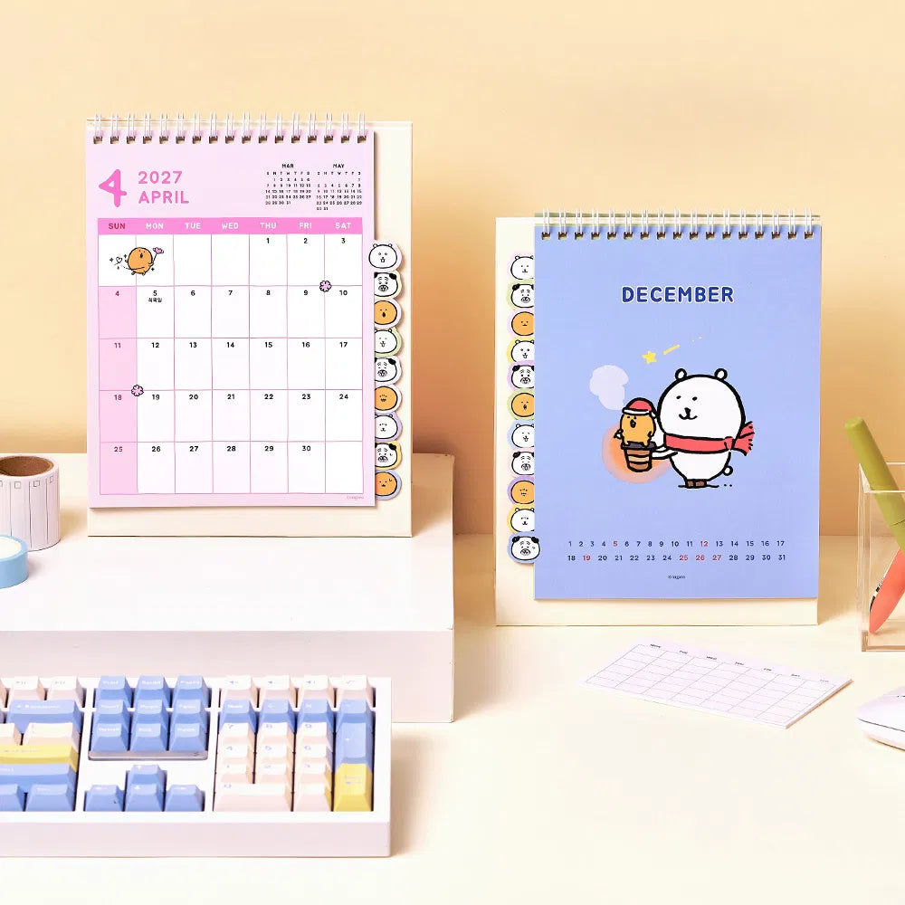 韓國限定 JOKE BEAR 2027 CALENDAR 座檯月曆