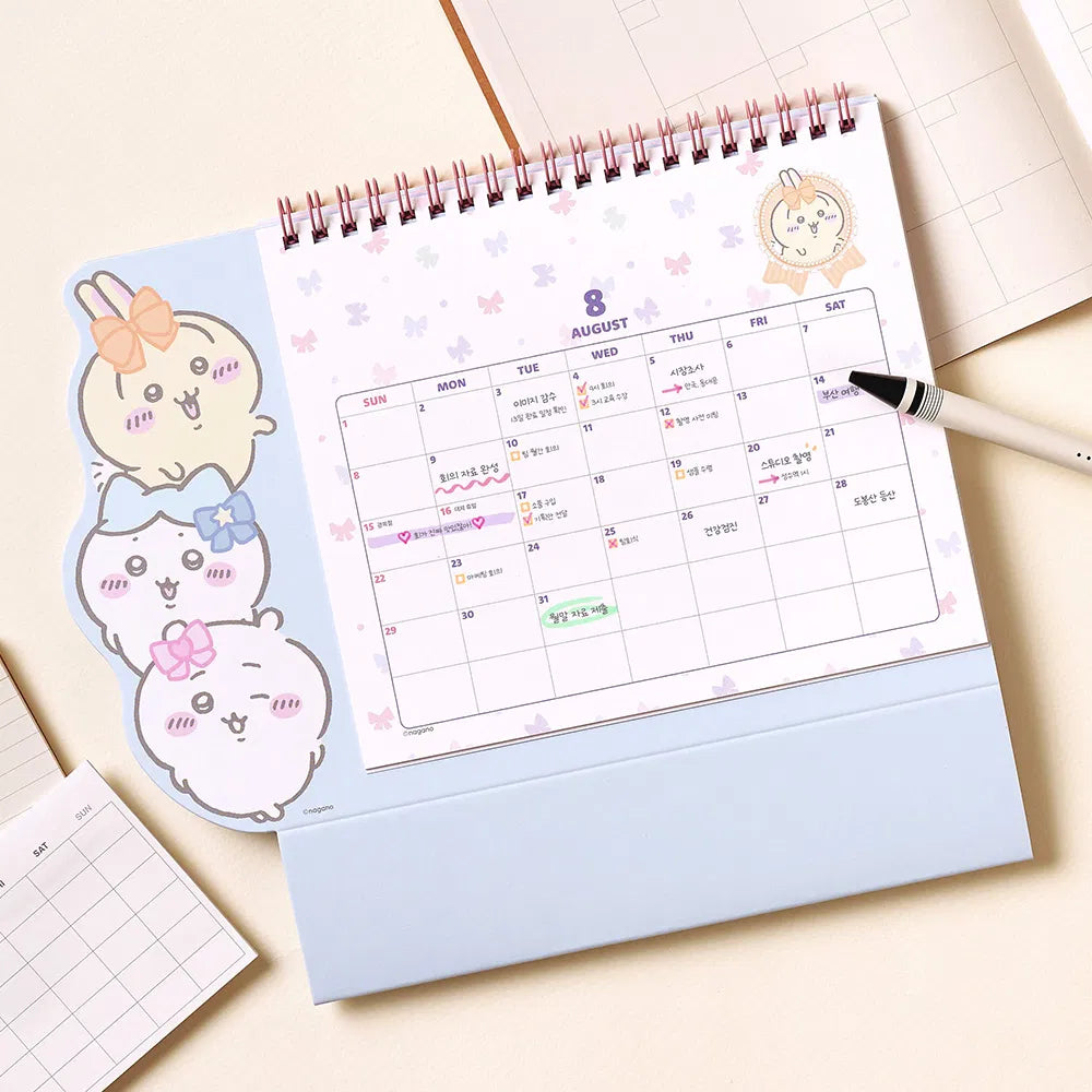 預約 韓國限定 CHIIKAWA 2027 CALENDAR 座檯月曆