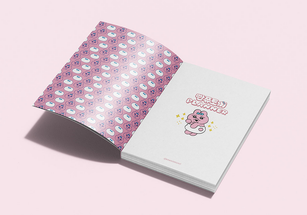[韓國限定]OPANCHU USAGI 底褲兔 萬年PLANNER 日程表_PINK