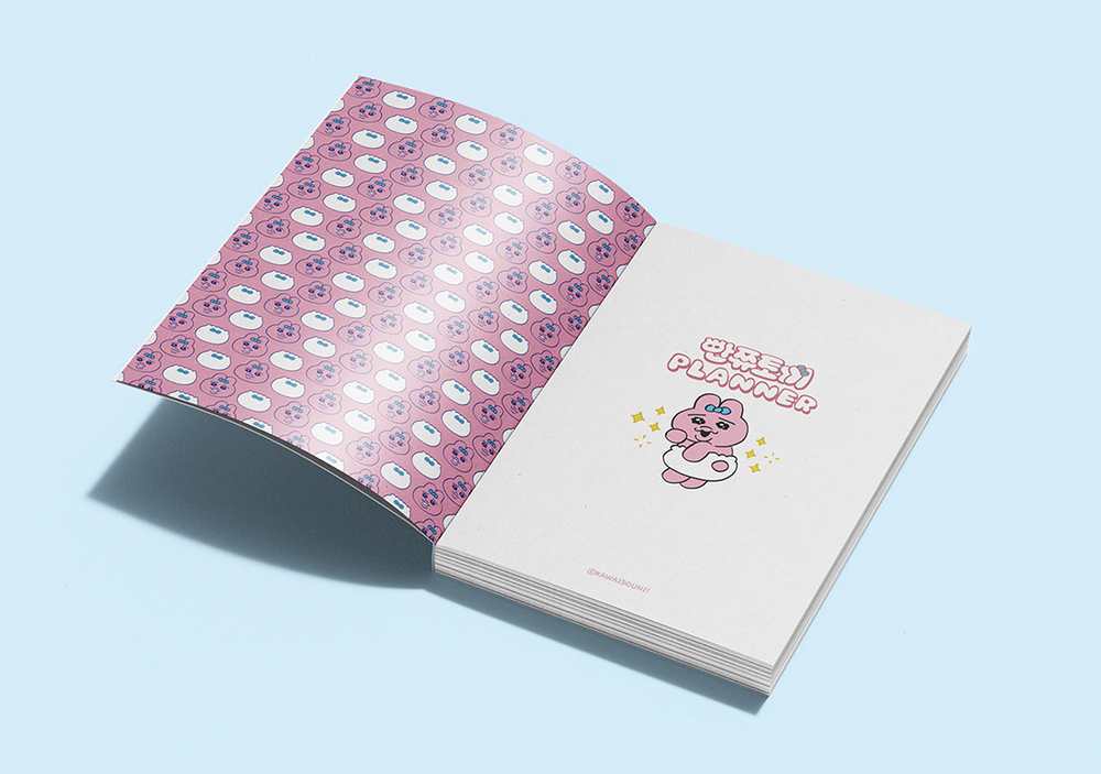 [韓國限定]OPANCHU USAGI 底褲兔 萬年PLANNER 日程表_BLUE