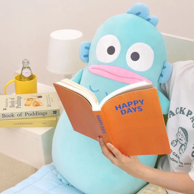 SANRIO HANGYODON MOCHI BODY PILLOW  水怪 醜魚 麻糬長抱枕 69cm