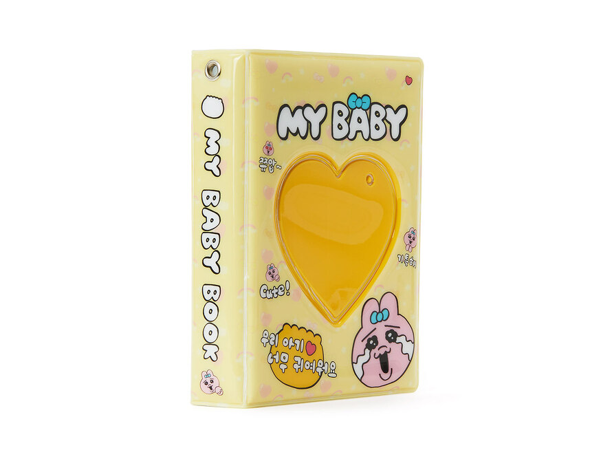 [韓國限定]OPANCHU USAGI 底褲兔 卡片收納簿_YELLOW