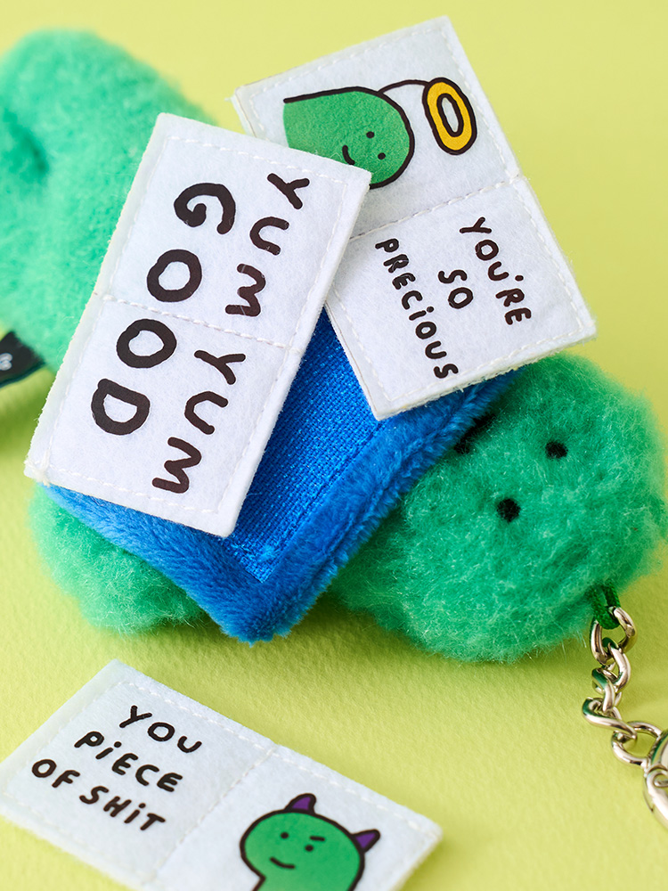JOGUMAN Brachio Paradox Plush Keyring｜Message