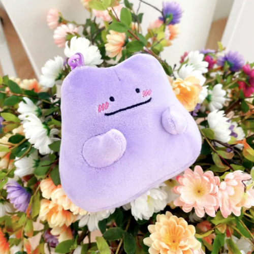 [韓國限定] Pokemon 百變怪 臉紅公仔 鎖匙扣掛飾 10cm