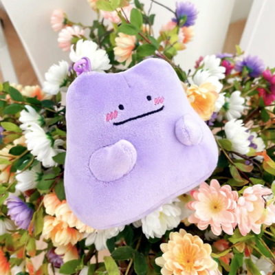 [韓國限定] Pokemon 百變怪 臉紅公仔 鎖匙扣掛飾 10cm