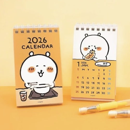 韓國限定 JOKE BEAR 白熊 Mini Calendar 2026 迷你月曆