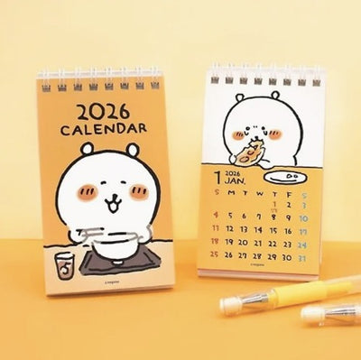 韓國限定 JOKE BEAR 白熊 Mini Calendar 2026 迷你月曆