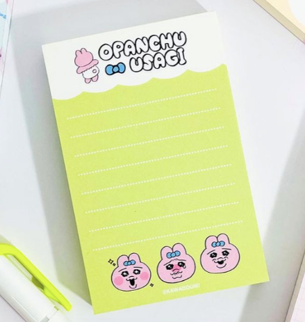 [韓國限定]OPANCHU USAGI 底褲兔 MEMO PAD_全4種
