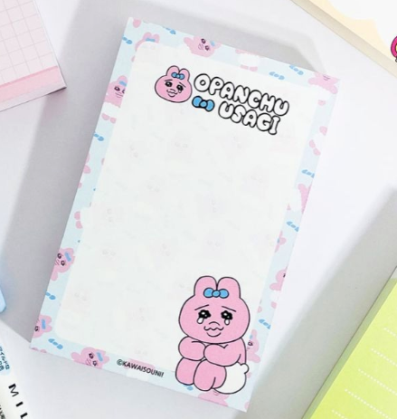 [韓國限定]OPANCHU USAGI 底褲兔 MEMO PAD_全4種