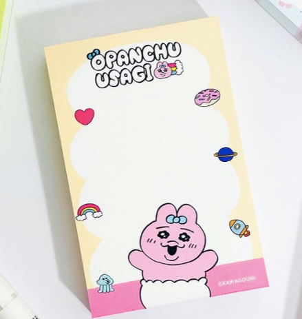 [韓國限定]OPANCHU USAGI 底褲兔 MEMO PAD_全4種