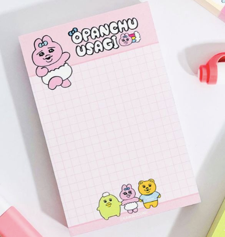 [韓國限定]OPANCHU USAGI 底褲兔 MEMO PAD_全4種