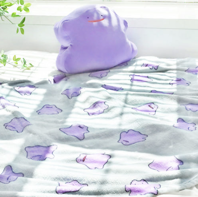 [韓國限定] Pokemon 百變怪 保暖毛毯 毛氈