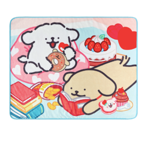 韓國限定 MALTESE 線條小狗 保暖毛毯 毛氈 Blanket | 3款
