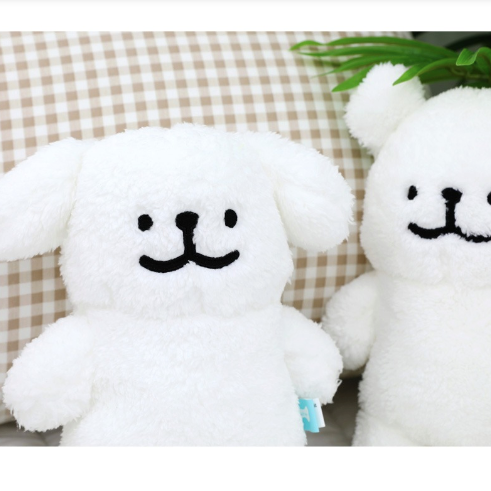 韓國限定 MALTESE 線條小狗公仔 25cm | 2款