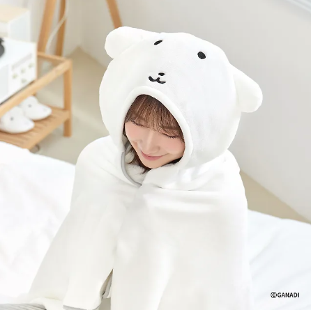GANADI 連帽披肩毛毯 HOODED BLANKET
