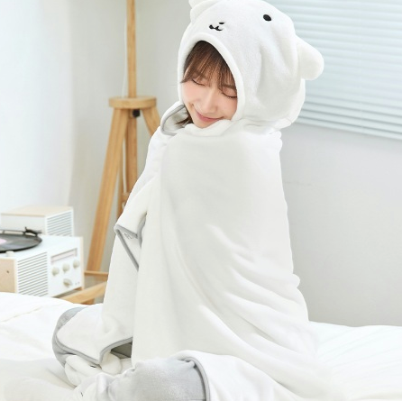 GANADI 連帽披肩毛毯 HOODED BLANKET