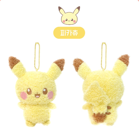 [韓國限定] Pokemon Pokepeace 公仔鎖匙扣掛件｜全6種