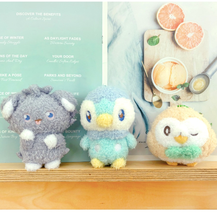 [韓國限定] Pokemon Pokepeace 公仔鎖匙扣掛件｜全6種