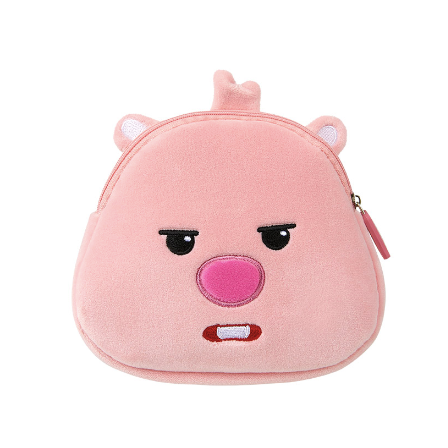 [韓國限定] ZANMANG LOOPY FACE POUCH 雙面表情收納袋