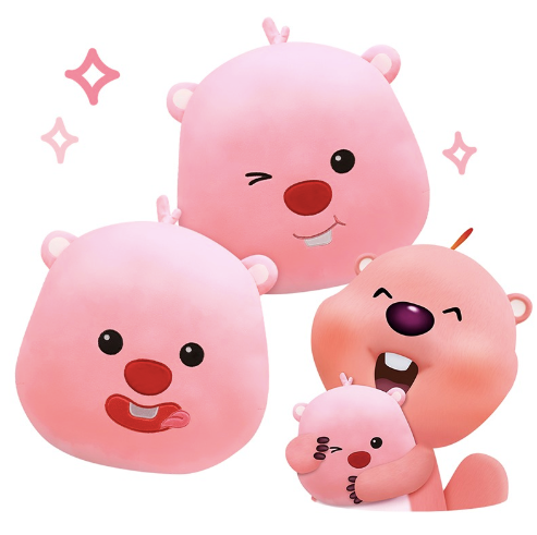 [韓國限定] ZANMANG LOOPY 表情大咕𠱸 35cm｜2款