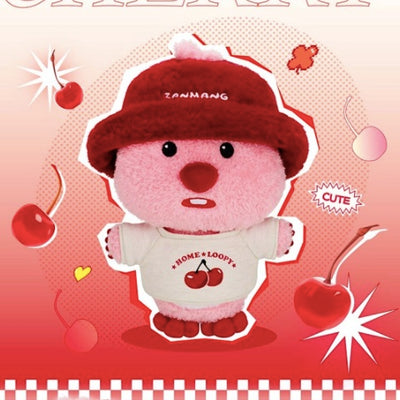 [韓國限定] ZANMANG LOOPY CHERRY 可換裝毛毛公仔 17cm