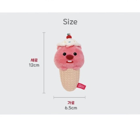 [韓國限定] ZANMANG LOOPY 雪糕鎖匙扣 10cm