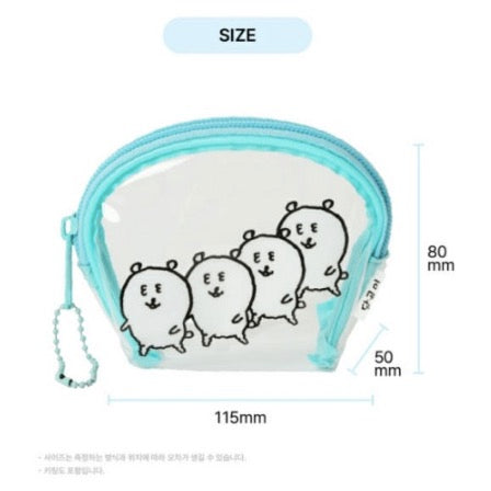 [韓國限定] JOKE BEAR 白熊 透明小收納包 Clear Pouch