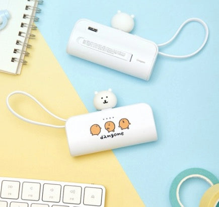 [韓國限定] JOKE BEAR 白熊 迷你充電器 行動電源 Mini Battery 5000mAh