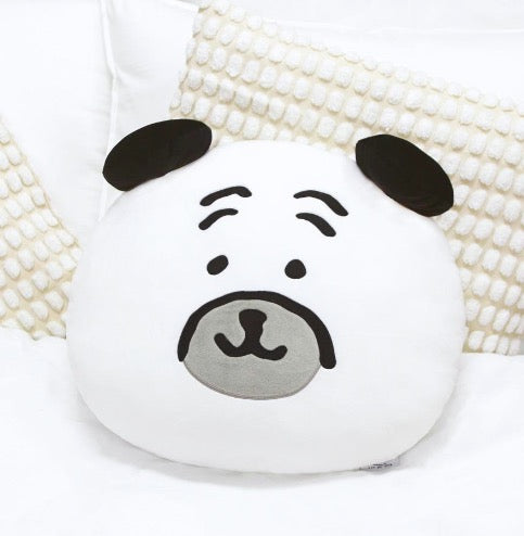 [韓國限定] JOKE BEAR 白熊 大頭咕𠱸 Face Cushion｜八哥