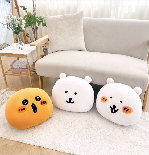 [韓國限定] JOKE BEAR 白熊 大頭咕𠱸 Face Cushion｜可樂餅