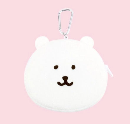 [韓國限定] JOKE BEAR 白熊 Face Pouch 可伸縮散子包卡套