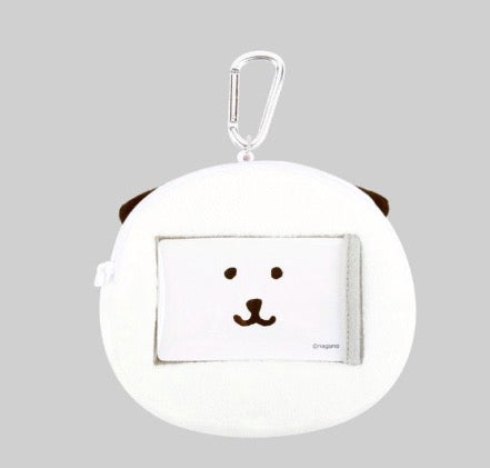 [韓國限定] JOKE BEAR 白熊 Face Pouch 可伸縮散子包卡套