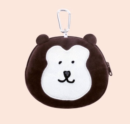 [韓國限定] JOKE BEAR 白熊 Face Pouch 可伸縮散子包卡套