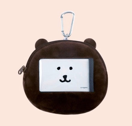 [韓國限定] JOKE BEAR 白熊 Face Pouch 可伸縮散子包卡套
