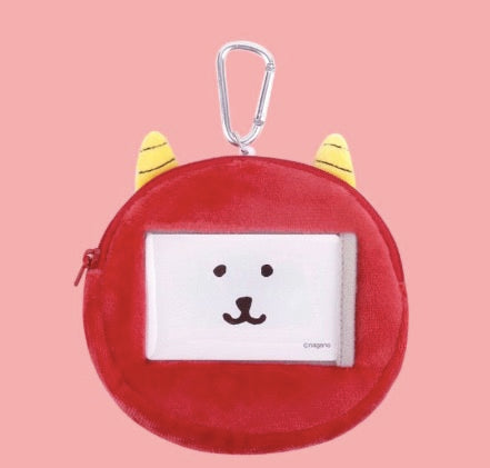 [韓國限定] JOKE BEAR 白熊 Face Pouch 可伸縮散子包卡套