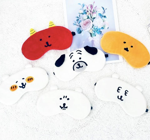 [韓國限定] JOKE BEAR 白熊 睡眠眼罩｜6款