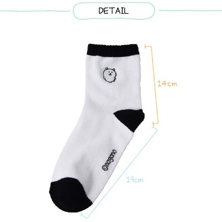[韓國限定] JOKE BEAR 白熊 撞色襪 3色