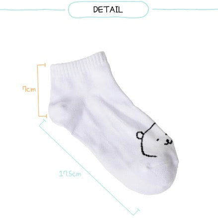 [韓國限定] JOKE BEAR 白熊 女裝短襪 3色