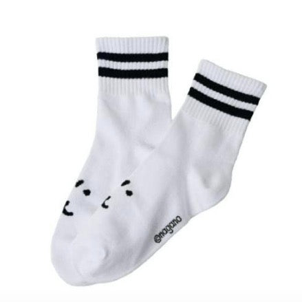 [韓國限定] JOKE BEAR 白熊 女裝 中筒間條襪 3對裝