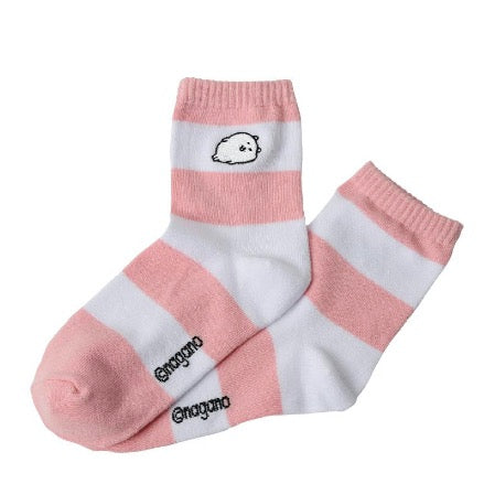 [韓國限定] JOKE BEAR 白熊 女裝 中筒刺繡圖案襪 3對裝