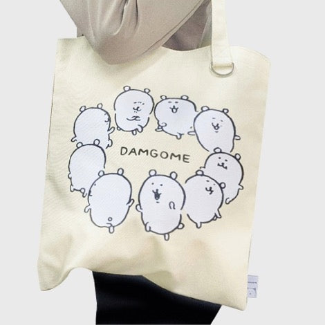 [韓國限定] JOKE BEAR 白熊 環保袋 ECO BAG-BEIGE