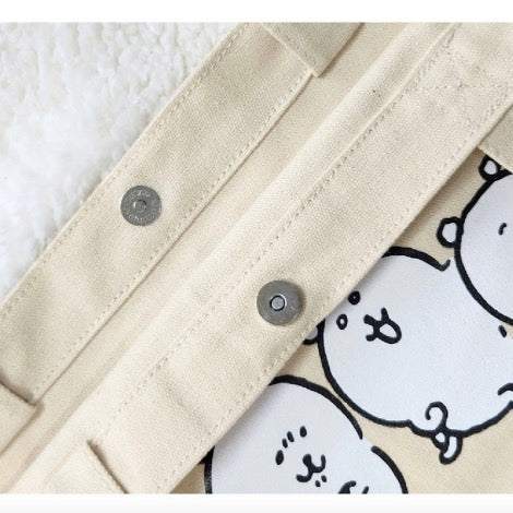 [韓國限定] JOKE BEAR 白熊 環保袋 ECO BAG-BEIGE