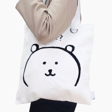 [韓國限定] JOKE BEAR 白熊 環保袋 ECO BAG-WHITE