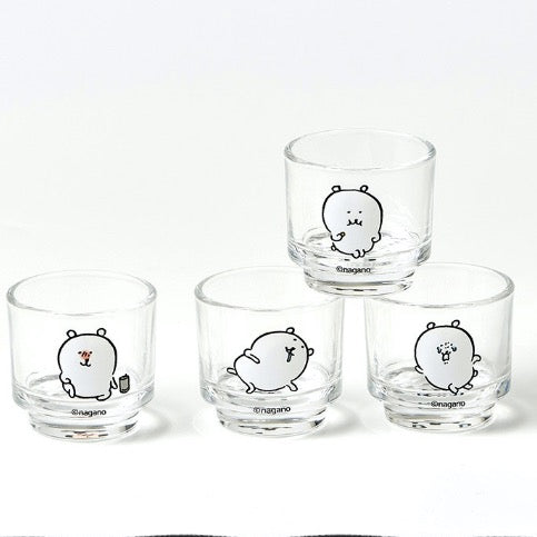 [韓國限定] JOKE BEAR 白熊 迷你玻璃杯4件套裝