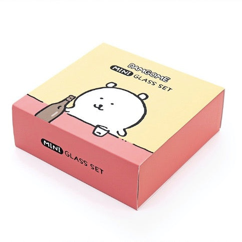 [韓國限定] JOKE BEAR 白熊 迷你玻璃杯4件套裝