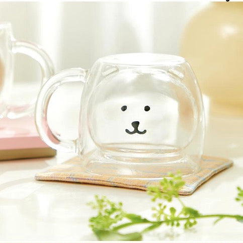 [韓國限定] JOKE BEAR 白熊 冷熱飲玻璃杯